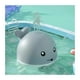 thumbnail image 3 of Ballena juguete de baño flotante, rociador de agua con luces gris, 3 of 6