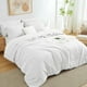 thumbnail image 1 of Juego de edredón CozyLux Queen White para cama de 7 piezas en una bolsa, 1 of 3