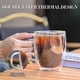 thumbnail image 2 of Tazas de café YUNCANG de doble pared, 470 ml, vidrio transparente, paquete de 4, 2 of 7
