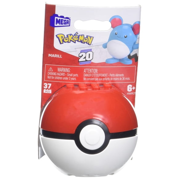 Juguete de construcción Mega Pokémon Pokébola Construx Serie 20