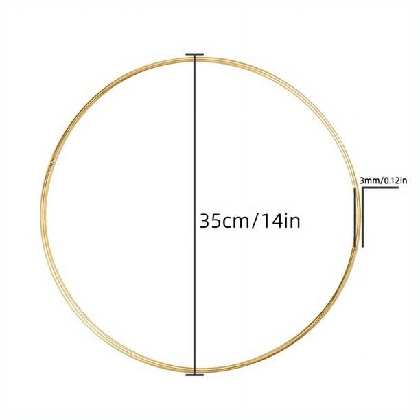 1pc, Metal Rings, For Crafts Dream Catcher Rings Metal Hoops Macrame Ring, Golden Macrame And Dream Catcher Supplies, Centerpiece Table Decorations, Home Decor, Room Decor, Party Decor, Wedding Suppli