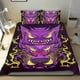 thumbnail image 1 of Gengar Conjunto de sábanas temático, trío de piezas, cómodo y amigable con la piel, diseño único, regalo de decoración para el hogar para familiares, amigos y fans, 90 cm * 190 cm, 1 of 6