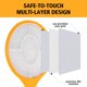thumbnail image 3 of Raqueta eléctrica Koolatron Lentek Biteshield RZ02, 3 of 7