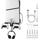 thumbnail image 1 of Kit de montaje de pared 6 en 1 para PS5 Silm Compatible con la consola PlayStation 5 Silm (disco y edición digital) Con cable de carga magnético Soporte de mando desmontable-Negro, 1 of 7