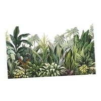 Magideal - Calcomanías De Pared Con Diseño De Plantas Y Hojas, Fáciles De Despegar, Autoadhesivas, Para Decoración De Paredes, Para Sofá, Tv, Fondo, Decoración
