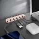 thumbnail image 3 of Organizador de cables con 5 ranuras para escritorio, sujetacables para cables USB, de alimentación y para el hogar, la oficina y el coche., 3 of 8