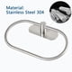 thumbnail image 2 of 1pc Self Adhesive Towels Rack, Bathroom Towel Ring Holder, Dishcloth Holder Without Drilling, Stainless Steel Towel Ring, Bathroom Accessories, 2 of 4