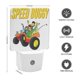 thumbnail image 2 of Speed Buggy / Bichito Veloz Luz nocturna LED con sensor de anochecer a amanecer para dormitorio, baño, pasillo, escaleras - Lámpara LED nocturna de enchufe, 0.5W - 1 pieza, 2 of 6