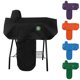 thumbnail image 1 of Funda para Silla de Montar Paloura Negra con 6 Correas Elásticas, 1 of 7