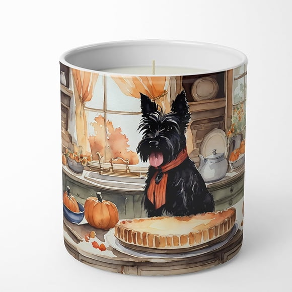 Vela de soja Caroline's Treasures Scottish Terrier Fall, 300 ml