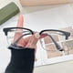 thumbnail image 4 of Gafas bloqueadoras de luz azul, gafas de moda de doble haz, montura de gafas anti-luz azul, 4 of 5