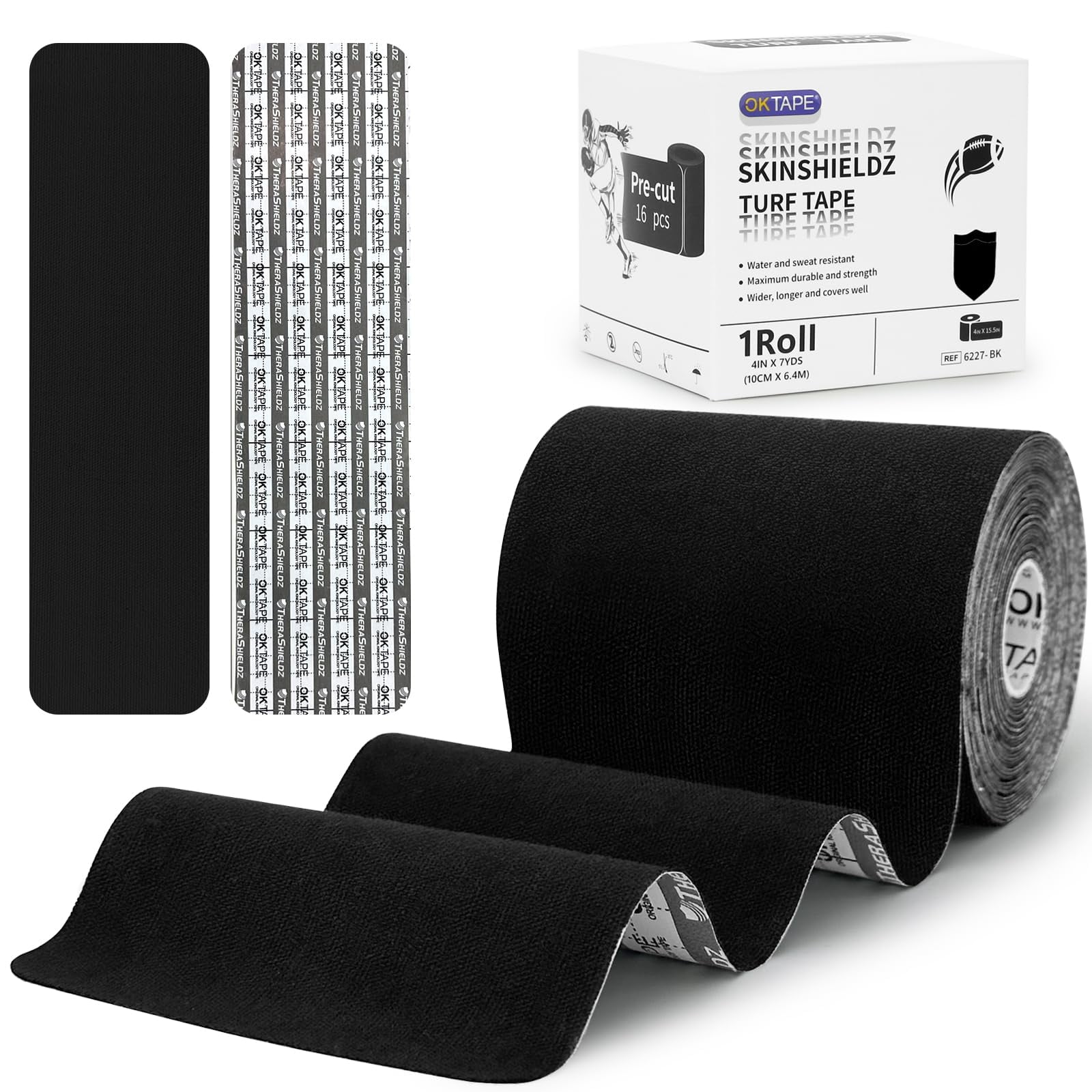 Cinta Adhesiva Ok Tape Para Césped, 10 Cm X 6,4 M, Resistente Al Agua