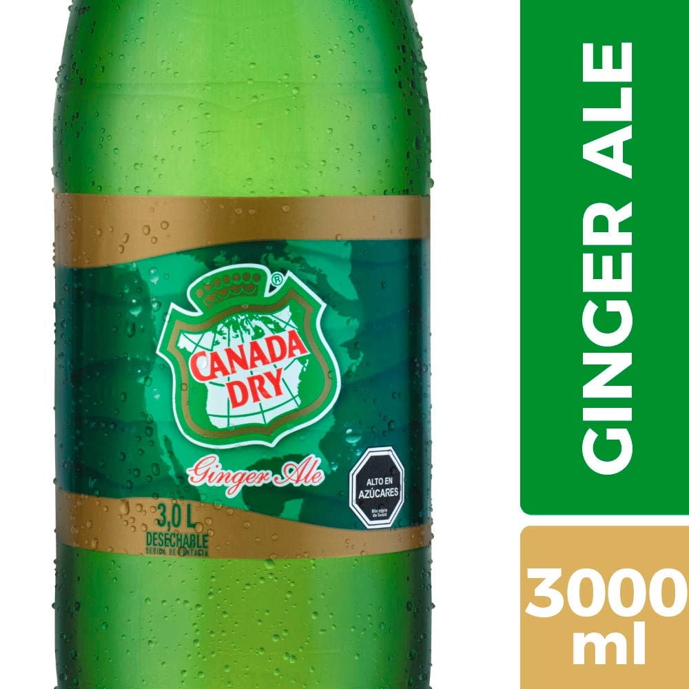Canada Dry - Bebida Ginger Ale Original Botella