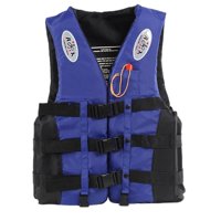 Magideal - Chaqueta De Natación Equipo Deportivo Chaleco Salvavidas Portátil Para Navegación A La Deriva Navegación Xl Azul Sg