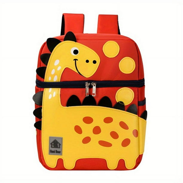 Children's Cute Dinosaur Schoolbags For Boys And Girls Casual Cute Kindergarten Backpack With Rein School Season Gift