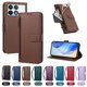 thumbnail image 4 of Funda con Billetera para [Xiaomi Poco F6 Pro] con Bolsillo Zipper y Tarjetero Marrón, 4 of 6
