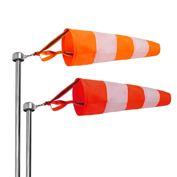 Banderines veleta reflectantes Huakaile de 2 piezas, 61 cm, para exterior