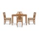 thumbnail image 1 of Juego Comedor Texas 4 Sillas Café - Walnut, 1 of 7