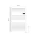 thumbnail image 2 of Calefactor Secador de Toallas Programable 500 w Mural 88x54 cm Viglio WIfi Blanco, 2 of 5