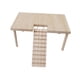 thumbnail image 1 of Plataforma De Madera De Animales Pequeños Con Pilares Con Escalera Para Suministros De Hámster 32cmx20.5cmx15.5cm, 1 of 5