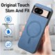 thumbnail image 5 of Magnetic Slim Case for Google Pixel 8 with Camera Guard & Anti-Scratch Back Blue, 5 of 6