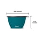 thumbnail image 4 of Kit de ensaladeras S'well de acero inoxidable de 1,9 L con minicarga, 4 of 4