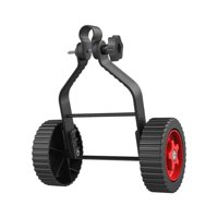 Magideal - Accesorio De Rueda Para Recortadora De Hilo, Estructura Triangular De Rueda De Soporte Ajustable Para Tubos De Eje De 22Mm-26Mm, Piezas De Reparación