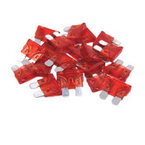 Magideal - Surtido De Fusibles De Cuchilla Estándar Para Coche, 100 Piezas, Accesorios Universales Para Coche, Camión, Rv, Automotriz, Duradero 10 A