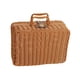 thumbnail image 4 of Cesta de Picnic rústica de ratán sintético con asa, cesta tejida de mimbre, caja de almacenamiento Vintage para playa, exteriores, verduras, sándwiche, 4 of 5