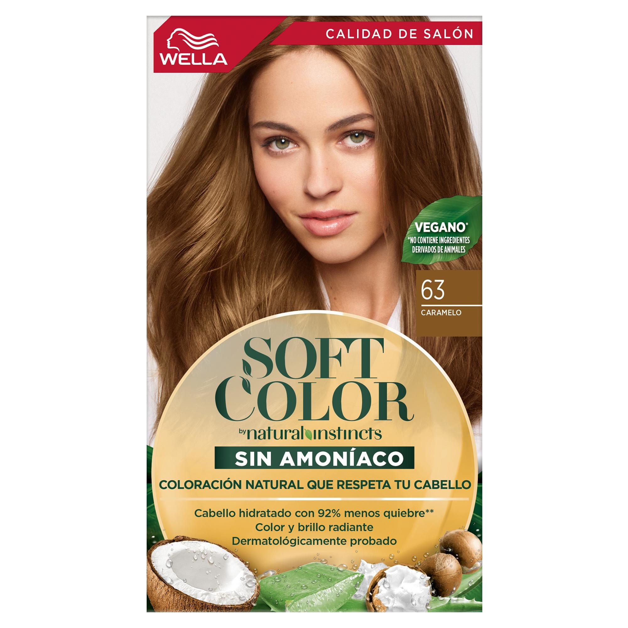 Coloración Cabello 63 Caramelo 1 Un Soft Color