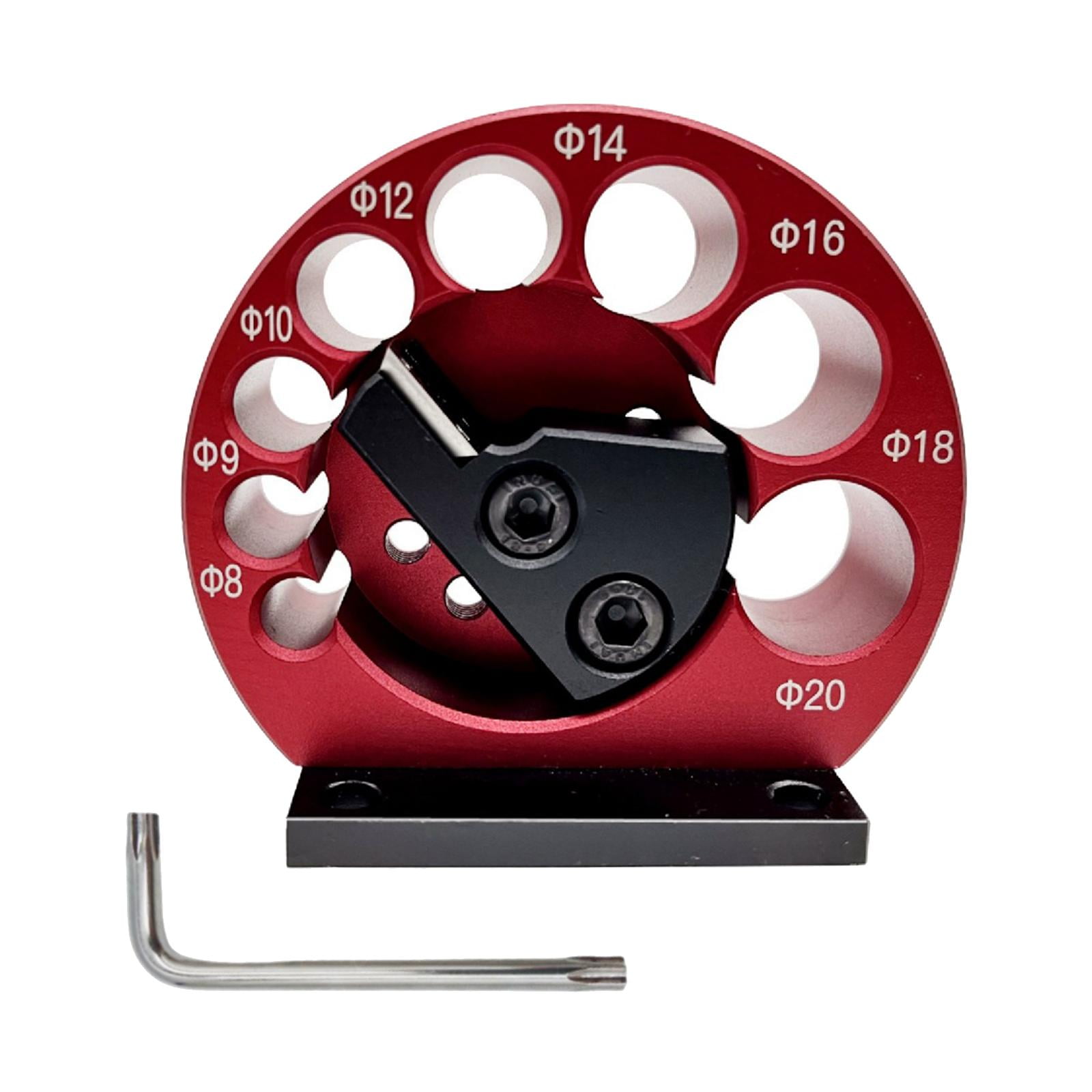 Magideal - Máquina Para Hacer Tacos Para Carpintería Máquina Para Hacer Tacos Ajustable Placa Para Tacos Métrica Herramienta De Torneado De Barra De Madera De 8