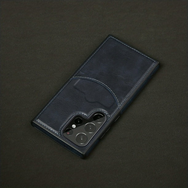 Fashion Wallet Credit Card Slot Back Cover For Samsung Galaxy S22 Plus Ultra Pocket PU Leather Case For Samsung S23 Ultra Plus