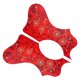 thumbnail image 3 of Guitarra Acústica De 41in Pickguard Decor Guitarra Folk Antiara?azos Izquierda / Derecha Rojo, 3 of 5