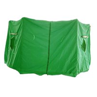 Ioensy - Tienda De Campaña Para Trampolín, Cubierta Protectora Para Trampolín, Cubierta Superior Redonda Para Sombra De Trampolín, Verde, 10 Pies, 6 Postes