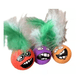 thumbnail image 1 of Pelota De Goma Con Plumas Y Cara Divertida Para Gato Mascota, 1 of 1