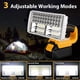 thumbnail image 5 of 8inches horizontal para DW Luz de Trabajo LED Multifuncional Foco de Largo Alcance con Puerto USB Antorcha Compatible con Dewalt Batería de Litio de 18V Luz de Campamento, 5 of 8