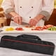 thumbnail image 2 of 5 Bolsillo Chef Cuchillo Bolsa de Rollo Bi-Fold (Negro) Ligero - Durable tela Oxford de doble capa - Perfecto para el Chef de viajes ocupado, 2 of 3