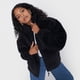 thumbnail image 3 of Chaqueta Mujer Peludo Negro Corona, 3 of 5