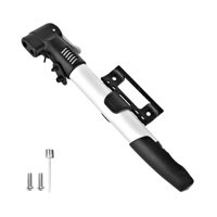 Frc - Mini Bombin Inflador Para Bicicleta Y Balon Plateado