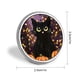 thumbnail image 2 of Fiesta del gato negro-Theme Round Button Badge: Premium Metal Construction, Ideal for High-End Events 2.8 cm, 2 of 6