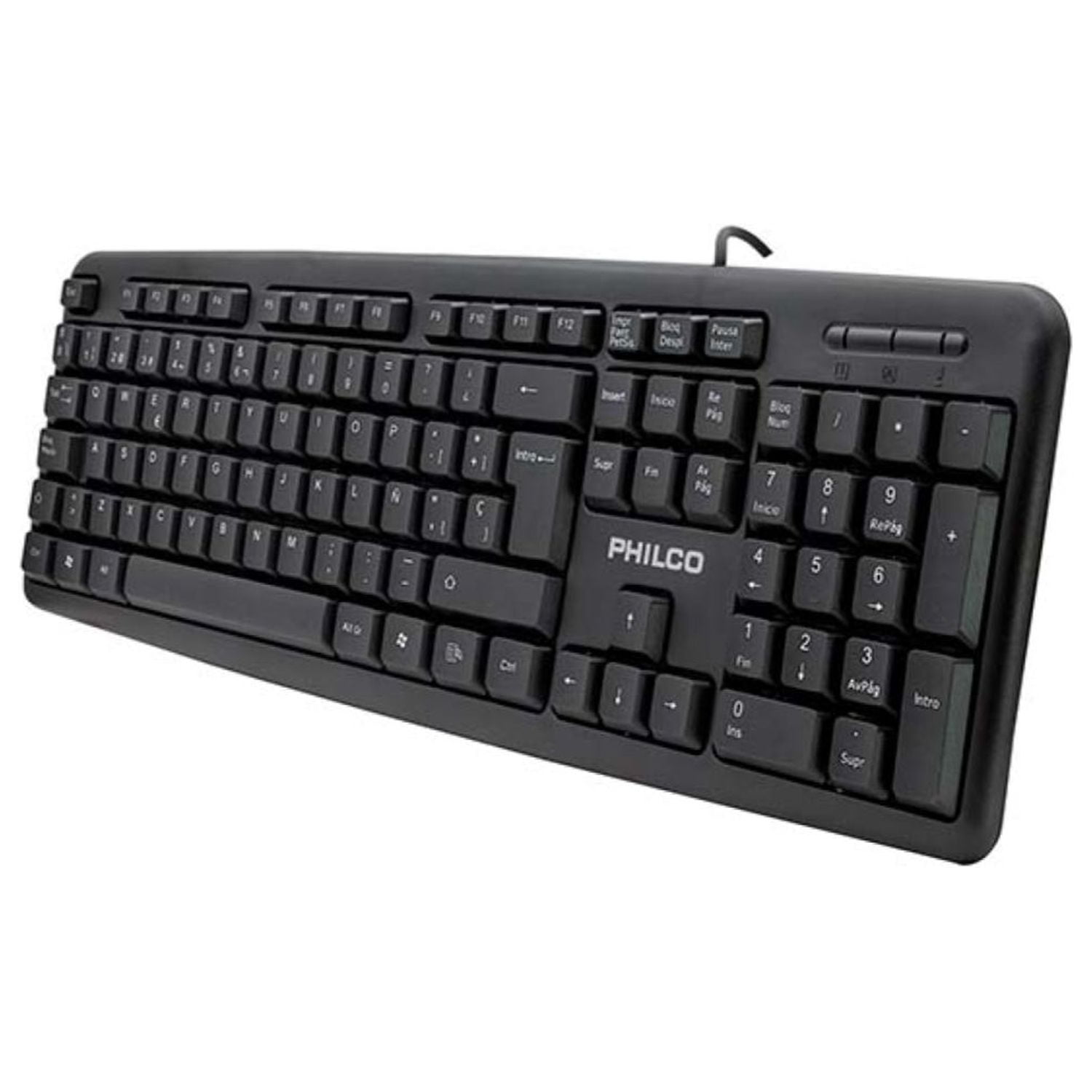 Philco - Teclado Standard Usb 105 Teclas Negro