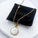 thumbnail image 5 of Collar Virgen Maria, Conchaperla, Acero Inoxidable, Regalo D Dorado, 5 of 6