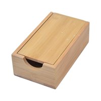 Bothyi - Estuche Rodante De Madera De Dados De Bambú Para Jugadores De Juegos De Rol De Juegos De Mesa Planos