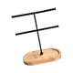 thumbnail image 5 of Organizador De Joyas, Bandeja De Madera, Soporte Para Pendientes De 2 Niveles Para Relojes, Anillos, Tocador, 5 of 5