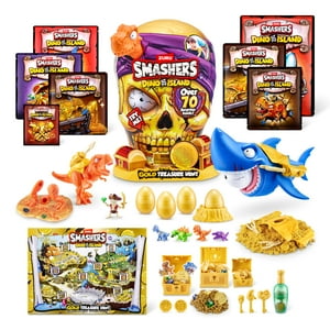 Toy Zuru Smashers Dino Island Gold Treasure Hunt Orange