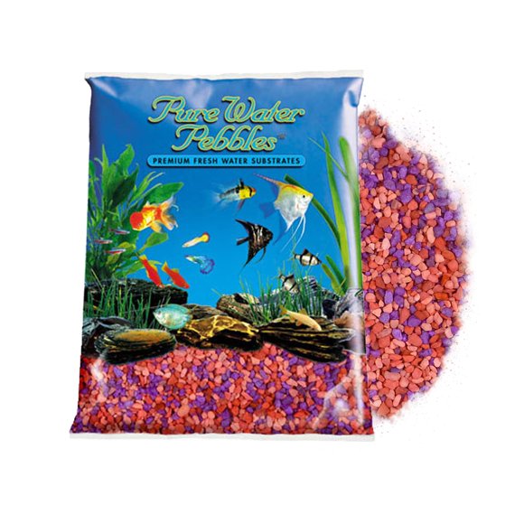 Grava para Acuario Pure Water Pebbles Neon Fruit 2,3 kg