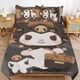 thumbnail image 3 of Kuromi Cute Cartoon Character Duvet Cover Set Bedding Set 1 Duvet Cover And 2 Pillowcases 3D Cartoon Printed Comfortable And Ultra Soft Bed Set Room Decor for Bedroom Twin, 3 of 5