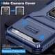 thumbnail image 5 of Funda Armada para iPhone 17 Air con Tapa Deslizante y Soporte Magnético Giratorio Azul, 5 of 5