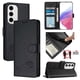 thumbnail image 5 of Funda tipo cartera FOXDOCK para Samsung Galaxy s24 FE con soporte, ranuras, RFID, diseño de gato, 5 of 5