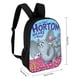 thumbnail image 2 of Horton Escucha a Quién-theme Backpack, Campus style schoolbag Bookbag with Adjustable Shoulder Straps And Large Zip Compartment, Unisex Travel Bags., 2 of 6